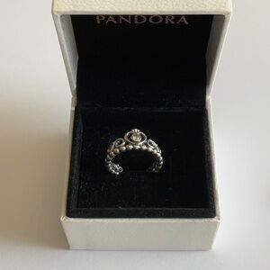 Pandora Silver Heart Ring